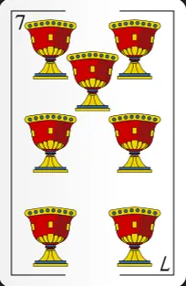Carta siete de copa